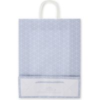 【ケース販売】HEIKO 紙袋 25チャームバッグ 2才 スクエア グレー 003230303  1ケース(50枚入×4袋)（直送品）