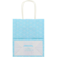 【ケース販売】HEIKO 紙袋 25チャームバッグ 21-12 スクエア ブルー 003266722  1ケース(50枚入×6袋)（直送品）