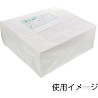 【ケース販売】シモジマ HEIKO 宅配袋 3L 白無地 004192501  1ケース(25枚入×8袋 合計200枚)（直送品）
