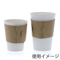シモジマ ペーパースリーブ 8~14オンス用 茶 004247920 1セット(100枚×20束)