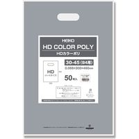 シモジマ HDカラーポリ30ー45(B4用) シルバー表記入 006640132 1セット(1袋(50枚)×10)