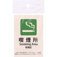 HEIKO ピクトグラムステッカー　Ｍ　喫煙所　1束 007062372 1束×10束（直送品）