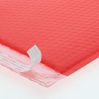 HEIKO 宅配クッションポリ袋　１７ー２２．５　レッド　10枚／袋 007524009 10枚／袋×20袋（直送品）