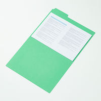 コクヨ A4 1/3カットフォルダー(カラー) A4-3F-1G 1セット(30冊)