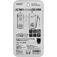 磁気研究所 PD18W/QC3.0対応 USB A/C充電ポート付き電源タップ HDUTC2U3PWH 1個