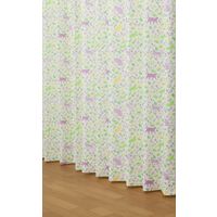 ユニベール サンポダニャン 遮光+レースカーテンセット 2000×1780mm パープル 4548654705910 1セット(4枚入)（直送品）