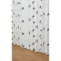 ユニベール ニャートニャン 厚地カーテン+レースカーテンセット 2000×1350mm ミックス 4548654705965 1セット(4枚入)（直送品）