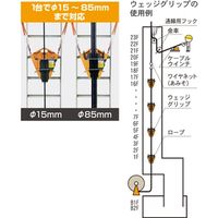 ウェッジグリップ ISK-WG1585 1個 育良精機（直送品）