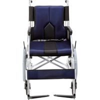 マキテック 車いすカラーズ 介助式(ネイビー) KC-3DB 1台