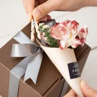 ヘッズ パフルールミニブーケ-2/オレンジ ZPF-BQ2 1セット（12個：6個×2パック）（直送品）