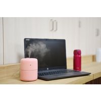 オリンピア照明 超音波式卓上加湿器 コイス　ピンク GHA001P 1個（直送品）