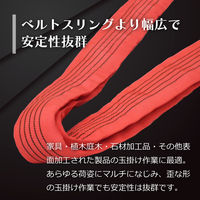 フリーク ラウンドスリングN型 使用荷重5000kg 幅70mm 長さ2m 561502 1本（直送品）