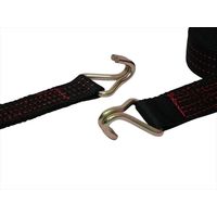 フリーク ラッシングベルト黒 WJフック3ton 幅50mm×長さ1+7m 561577 1本（直送品）