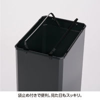 テラモト 分別ターンボックス L（一般ゴミ用）37L  1台（45Lゴミ袋対応） 幅360×奥行250×高さ600mm フタ付き スチール製