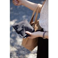 山崎実業 タタメル携帯ティッシュケース タワー ブラック 774732 1個（直送品）