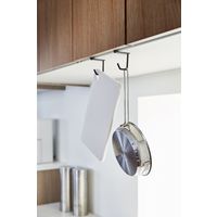 山崎実業 戸棚下ハンガー タワー 2個組 ブラック 774734 1個（直送品）