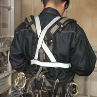 小野商事 WS9024 リフレクティブベスト ブラック 1着