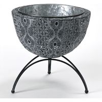 スパイス SCANDINAVIAN メタルフラワー脚付きポット Lサイズ FJGK2923 1個（直送品）