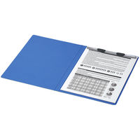 レターファイル（右天とじ） A4縦 2穴 フ-560B　5冊（直送品）