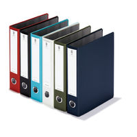 コクヨ　チューブファイル　NEOS　A4タテ　とじ厚50mm　オリーブグリーン　両開きパイプ式ファイル　フ-NE650DG　1セット（5冊）