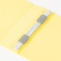 コクヨ　PP製フラットファイル（ワイド）　B6ヨコ　250枚とじ　背幅30mm　黄　イエロー　フ-HW18NY　20冊