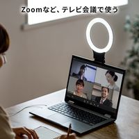 サンワサプライ LEDリングライト（クリップ付き） 200-DG020 1個（直送品）