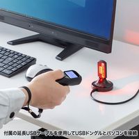 サンワサプライ Bluetooth2次元コードリーダー(液晶付き・QRコード対応) BCR-BT2D2BK 1個