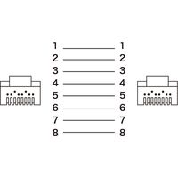 サンワサプライ カテゴリ6A LANケーブル KB-T6ATS-07BK 1個