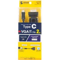 サンワサプライ TYPE C-VGA変換ケーブル 2m KC-ALCV20 1本
