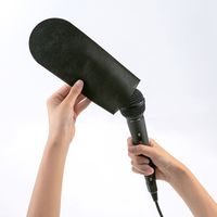 サンワサプライ 不織布マイクカバー(ロングタイプ・ブラック) MM-SPHMC2BK 1セット(100枚入)