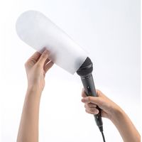 サンワサプライ 不織布マイクカバー(ロングタイプ・ホワイト) MM-SPHMC2W 1枚