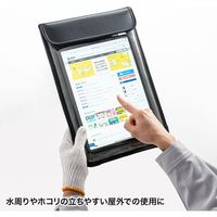 サンワサプライ ショルダーベルト付き13インチタブレットPCケース(耐衝撃・防塵・防滴タイプ) PDA-TAB18 1個（直送品）