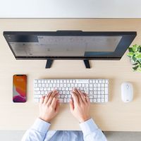 ワイヤレスキーボード　無線マウスセット　メンブレン　ブルーLEDマウス 付属　コンパクト　ホワイト　SKB-WL34SETW　サンワサプライ　1個（直送品）