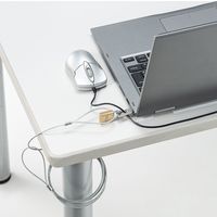 サンワサプライ NobleWedgeスロット対応セキュリティワイヤー・南京錠 SL-81 1個