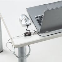 サンワサプライ NobleWedgeスロット対応セキュリティワイヤー・ダイヤル錠 SL-82 1個（直送品）