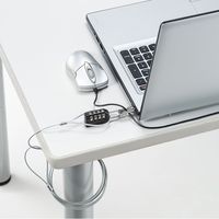 サンワサプライ nanoSaverスロット対応セキュリティワイヤー・ダイヤル錠 SL-84 1個（直送品）