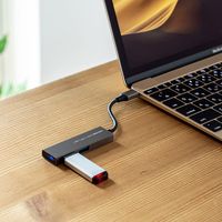 サンワサプライ USB Type-C 2ポートスリムハブ USB-3TCH24S 1個（直送品）