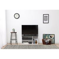 アイリスオーヤマ オープンテレビ台 シンプルタイプ OTS-70B-BO 1台