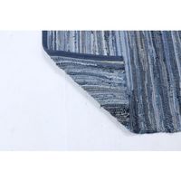 不二貿易 デニムラグ 1300×1850mm ブルー 37528（直送品）