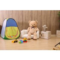 不二貿易 ぬいぐるみ ベア ミルク 幅500×奥行600×高さ1000mm ベージュ 19501（直送品）