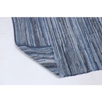 不二貿易 デニムラグ 1850×1850mm ブルー 37529（直送品）