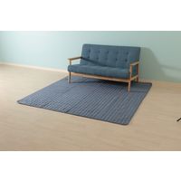 不二貿易 キルトラグ グレー 1850×1850mm グレー 37535（直送品）