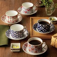 前畑 小紋　カップ&ソーサー 29831 1セット（直送品）