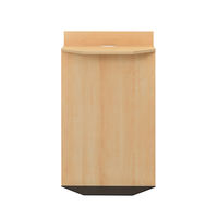 アール・エフ・ヤマカワ 無人受付スリムカウンター 幅600×奥行350×高さ900ｍｍ 1台 木製 受付台 受付カウンター