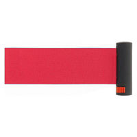 アスプルンド ベルトポールパーティション ダブルベルト スタンダード シルバーベース ベルト：レッド 1台（2梱包）