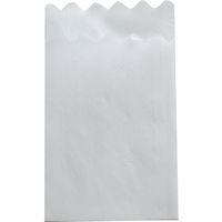 iiもの本舗 業務用 6つ折り紙ナプキン 山型 白無地 1セット(1000枚×5袋)