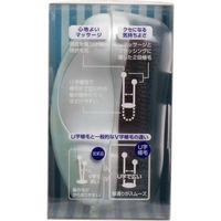貝印 ヘアスムーサー ブラッシングブラシ アイスブルー KQ-2346　1個入×3セット（直送品）