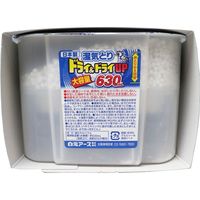 白元アース ドライ&ドライUP 湿気とり 大容量 630mL×3個パック　630mL×3個パック×24セット（直送品）