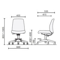 【組立設置込】コクヨ　オプティ　ハイタイプ　肘なし　ライトオリーブ　1脚（直送品）