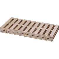 不二貿易 四つ折りすのこベッド 幅1000×奥行2000×高さ25mm 94188 1台（直送品）